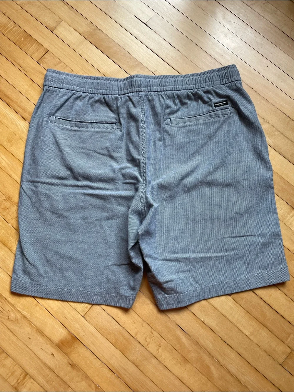 SCOTCH & SODA Fave Regular Fit Drawstring Elastic Waist Chino Shorts Preppy